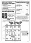 Table of Contents, Cedar County 2001